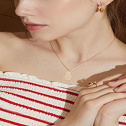 4 шт. подвески из нержавеющей стали 201 двух цветов&nbsp;STAS-LP0004-60