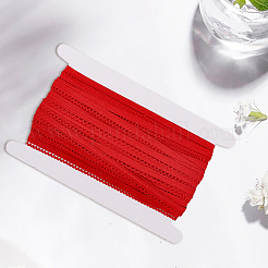 20 м полиэстеровая эластичная лента с цветочным краем&nbsp;OCOR-GF0005-53C