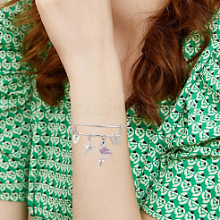 30шт 2 цвета регулируемый железный расширяемый браслет изготовление&nbsp;BJEW-UN0001-63