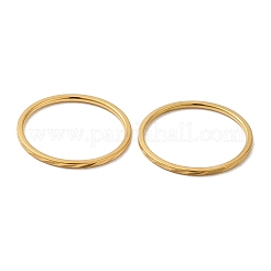 Ионное покрытие (ip) 304 нержавеющая сталь простые кольца&nbsp;RJEW-I101-01D-G