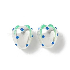 Запекаемые стеклянные бусины&nbsp;LAMP-Z014-02D