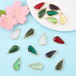 5шт стеклянные подвески&nbsp;GLAA-YW0004-78A