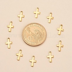 Ионное покрытие(ip) 304 нержавеющая сталь маленькие крестики подвески&nbsp;X-STAS-E104-34G