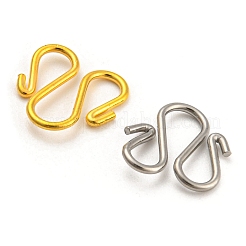 60 шт. 2-х цветные застежки-крючки из нержавеющей стали марки 304&nbsp;STAS-UN0050-71