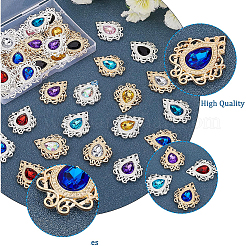 40 шт. 20 стиля кабошонов из цинкового сплава&nbsp;FIND-BC0003-18