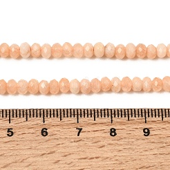 Окрашенная натуральная малайзия жадеит бусины пряди&nbsp;G-E316-2x4mm-01