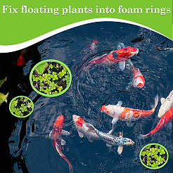 1 комплект колец для кормления рыб из вспененного eva&nbsp;AJEW-CN0002-51B