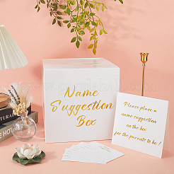 1 набор коробок для карточек с предложениями названий для вечеринок&nbsp;CBOX-SP0001-03