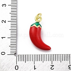 Латунь эмаль подвески&nbsp;KK-U066-02A-G