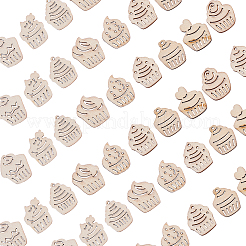 Незавершенные украшения из дерева&nbsp;WOOD-CJ0001-48