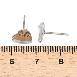 Устойчивые к потускнению серьги-кабошоны из нержавеющей стали 304 пустые оправы&nbsp;LS-X-STAS-Q170-12