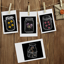 3 стиль водонепроницаемые самоклеящиеся наклейки для штамповки наборы&nbsp;DIY-CP0011-04D