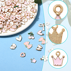 80шт 20 стиля подвески из сплава с эмалью&nbsp;ENAM-SC0007-07