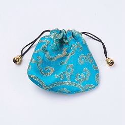 Шелковые мешки&nbsp;LS-ABAG-WH0006-04