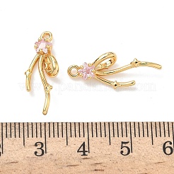 Латунные микро проложить кубического циркония подвески&nbsp;KK-A281-21G-02