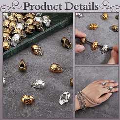 45 шт. Европейские бусины из сплава 3 цветов&nbsp;FIND-PH0021-85