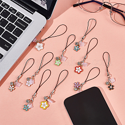 20 шт. сплав эмали мобильные ремни&nbsp;HJEW-OC00058