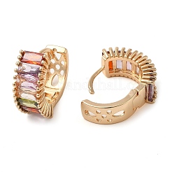 Латунь обруч серьги для женщин&nbsp;EJEW-M238-12KCG