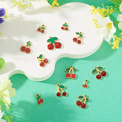 12 шт. 12 стиля эмалевых подвесок из нержавеющей стали 304&nbsp;STAS-TA0003-33