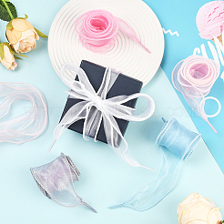 6 пара двухцветных шнурков из полиэстера&nbsp;AJEW-SP0003-12