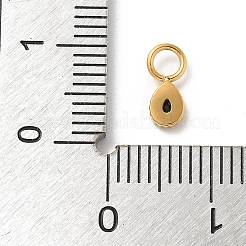 Ионное покрытие (ip) нержавеющая сталь 304 с подвесками из стразов&nbsp;STAS-G351-18G