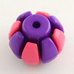 Непрозрачный акрил в сочетании бусы&nbsp;SACR-Q099-M62