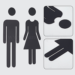 Акриловые наклейки для унитаза&nbsp;DIY-WH0569-66A-02