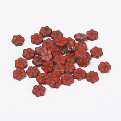 Чешские стеклянные бусины в старинном стиле&nbsp;GLAA-CJC0001-05A