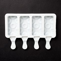 Пищевые силиконовые Молды для мороженого прямоугольной Молды «сделай сам»&nbsp;LS-DIY-D062-01B