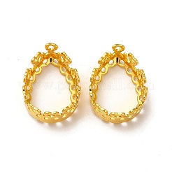 Латунные сеттинги для размещения кабошонов KK-G443-02A-G