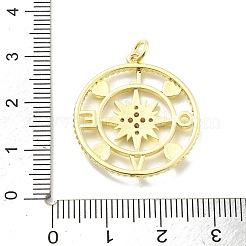 Стойки обшивки латунь микро проложить Циркон подвеску&nbsp;KK-D359-12G