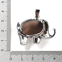 Природные серые агаты подвески&nbsp;G-G112-01P-09