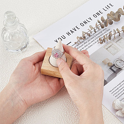 1 держатель-органайзер из деревянного конуса&nbsp;RDIS-WH0031-02A-01