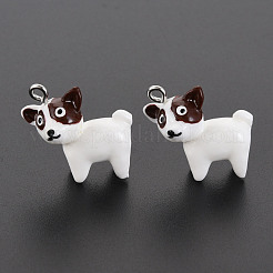 Подвески из непрозрачной смолы RESI-N021-21B-01