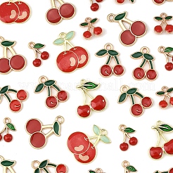 50шт 7 стиля подвески из сплава с эмалью&nbsp;ENAM-FS0003-19