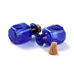 Квадратные стеклянные пробковые бутылки орнамент&nbsp;GLAA-D002-04D