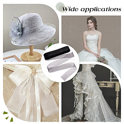 Жёсткая коса из конского волоса из полиэстера&nbsp;OCOR-WH0082-242A