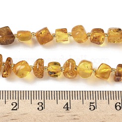 Янтарные шарики нити&nbsp;G-L095-E01-07