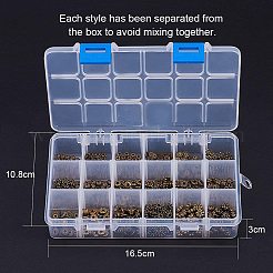 Тибетском стиле сплав Шарики прокладки&nbsp;TIBEB-PH0004-34AB