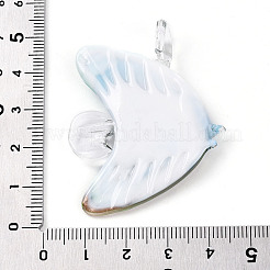 Ручной золотой песок Lampwork большие кулоны&nbsp;LAMP-T023-06E