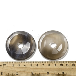 Природные серые агаты подвески&nbsp;G-P532-01A-03