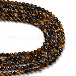 Природных тигровый глаз бисер нитей&nbsp;G-C280-B21-6mm