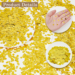 50 г пластикового ПЭТ-конфетти&nbsp;DIY-SC0031-96B