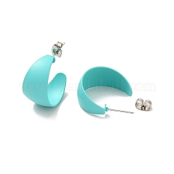 Массивные серьги-гвоздики из нержавеющей стали 304&nbsp;EJEW-P202-10P-02