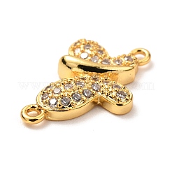 Соединители из латуни с микрочастицами и кубическим цирконием&nbsp;KK-G399-19B