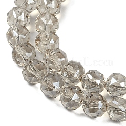 Прозрачные стеклянные бусины гальваническим пряди&nbsp;EGLA-N002-34C-C14