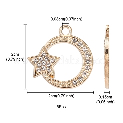 Литые стразами подвески&nbsp;FIND-YW0002-01