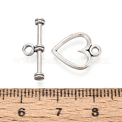 Сплавочные застежка тоггл тибетского стиля&nbsp;LF1178Y-01