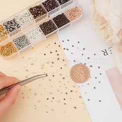 Зажимные бусины из латуни&nbsp;KK-AR0001-31