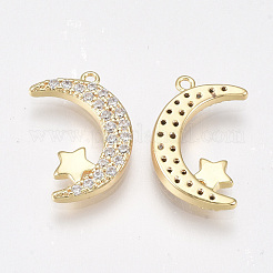 Латунные микро проложить кубического циркония подвески&nbsp;KK-T038-510G